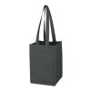 Non-Woven 4 Bottle Wine Tote Bag Black | No Imprint | not available | not available