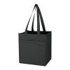 Non-Woven 6 Bottle Wine Tote Bag Black | No Imprint | not available | not available