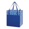 Non-Woven Geometric Shopping Tote Bag Royal Blue | No Imprint | not available | not available