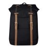 Flap Drawstring Backpack Black | No Imprint | not available | not available