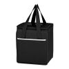 Non-Woven Wave Design Kooler Lunch Bag Onyx