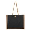 Paradise Jute Tote Bag Black | No Imprint | not available | not available