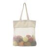 Carlisle Cotton Mesh Tote Bag Beige | No Imprint | not available | not available