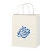 Kraft Paper White Shopping Bag - 8" x 10-1/4" White | No Imprint | not available | not available