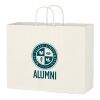 Kraft Paper White Shopping Bag - 16" x 12-1/2" White | No Imprint | not available | not available