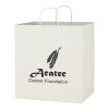 Kraft Paper White Shopping Bag - 14" x 15" White | No Imprint | not available | not available