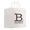 Kraft Paper White Shopping Bag - 10" x 10" White | No Imprint | not available | not available
