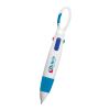 Quatro Carabiner Pen White/Blue