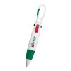 Quatro Carabiner Pen White/Green | No Imprint | not available | not available