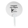 Plastic Hand Fan White
