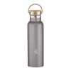 21 Oz. Liberty Stainless Steel Bottle With Wood Lid Graphite