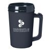 22 Oz. Thermo Insulated Mug Onyx | No Imprint | not available | not available