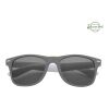 Colorblock Malibu Sunglasses Gray with White
