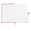 Book Club rPET Felt Notebook Red