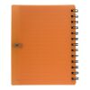 Tri-Pocket Notebook & Pen Orange