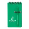 Spiral Jotter & Pen Green | No Imprint | not available | not available