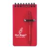 Spiral Jotter & Pen Frost Red | No Imprint | not available | not available