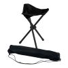 Folding Tripod Stool With Carrying Bag Black | No Imprint | not available | not available