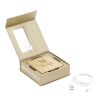 Bamboo Wireless Charging Pad with Dual Outputs Standard | Natural | No Imprint | not available | not available