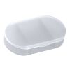 Oval Shape Pill Holder Matte White