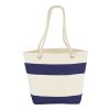 Capri Stripes 12oz Cotton Canvas Shopper Tote Navy | No Imprint | not available | not available