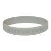 Single Color Silicone Bracelet Gray | No Imprint