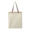 Rainbow Recycled 8oz Cotton Grocery Tote Standard | Natural | No Imprint | not available | not available