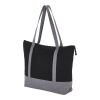 Repose 10oz Recycled Cotton Zippered Tote Standard | Black | No Imprint | not available | not available
