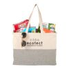 Recycled Cotton Utility Tote Natural-Gray | No Imprint | not available | not available