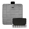 Gingham Roll-Up Picnic Blanket Black with Natural | No Imprint | not available | not available