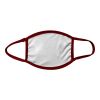 2-Ply Sublimation Face Mask White Red | No Imprint | not available | not available