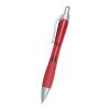 Rio Gel Pen With Contoured Rubber Grip Transparent Red | No Imprint | not available | not available