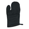 Quilted Cotton Canvas Oven Mitt Black | No Imprint | not available | not available