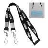 Youth Double Hook Lanyard Black | No Imprint | not available | not available
