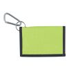 Wallet With Carabiner Lime