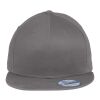 New Era® Flat Bill Snapback Cap Charcoal | No Imprint