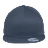 New Era® Flat Bill Snapback Cap Navy Blue | No Imprint