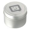 Calm Meadow 2.7oz Mini Tin Candle Standard | Silver | No Imprint | not available