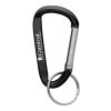 Small Carabiner Key Ring Standard | Black | No Imprint | not available | not available