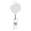 Round Badge Holder White | No Imprint | not available
