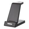 TriCharged 3-in-1 15W Wireless Charging Stand Black | No Imprint | not available | not available