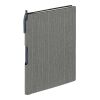 6" x 8.5" Bari Notebook with Pen Gray | No Imprint | not available | not available