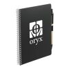 5” x 7” FSC® Mix Spiral Notebook with Pen Black | No Imprint | not available | not available
