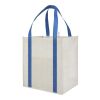 Neptune Recycled Non-Woven Grocery Tote Transparent Royal Blue | No Imprint | not available | not available