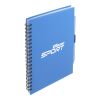 5.5” x  7” FSC Recycled Spiral Notebook w/ RPET Pe Blue | No Imprint | not available | not available