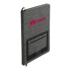 5.5” x 8.5” Vila Recycled PET Bound Notebook Charcoal