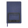 5.5” x 8.5” Vila Recycled PET Bound Notebook Navy | No Imprint | not available | not available
