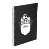 8.5" x 11 FSC Mix Remark 1-subject Notebook Black