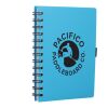 5.5” x 7” FSC® Recycled Coordinator Notebook Transparent Blue | No Imprint | not available | not available