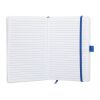5.5 x 8.5 FSC Recycled Bamboo Fiber Bound Notebook Blue